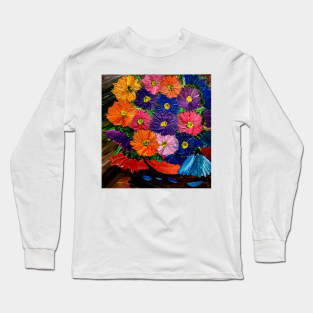 Fun and cheerful flowers Long Sleeve T-Shirt